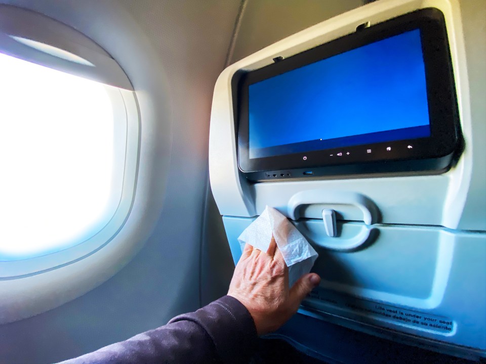 But allergens may linger on surfaces like tray tables