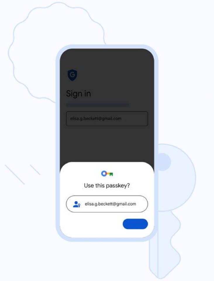 You can create passkeys on your Android phone and then save them in your Google Password Manager