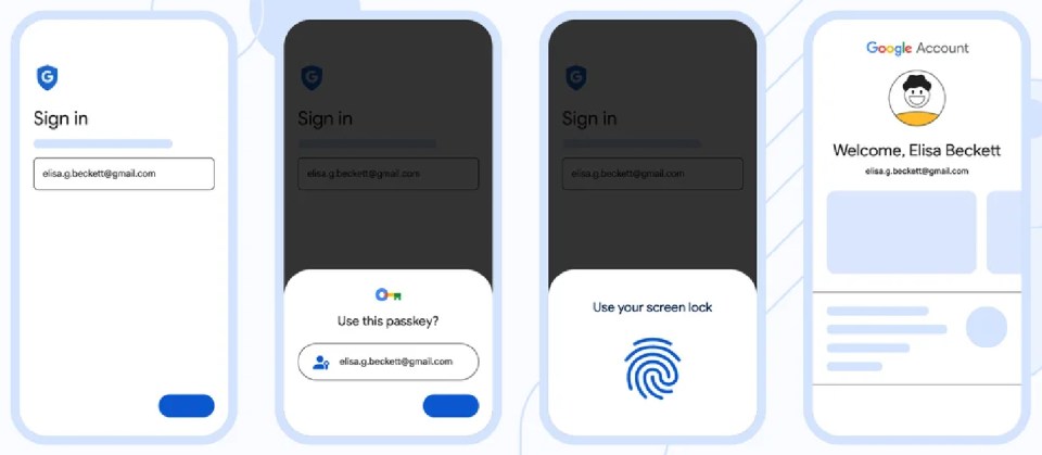 Passkeys are a safer way to log into apps versus passwords