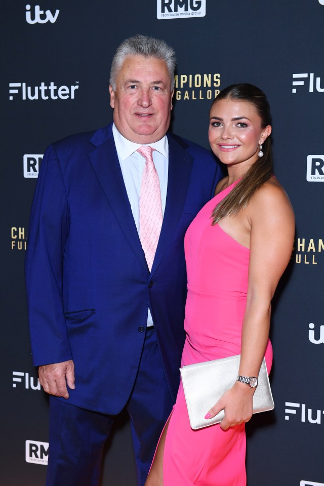 Top trainer Nicholls, here with ITV Racing presenter and daughter Meg, will have his eye on loads of winners this season