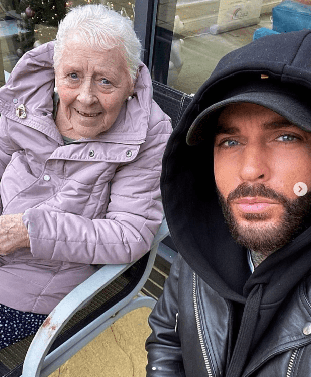 Pete with his nan Doreen