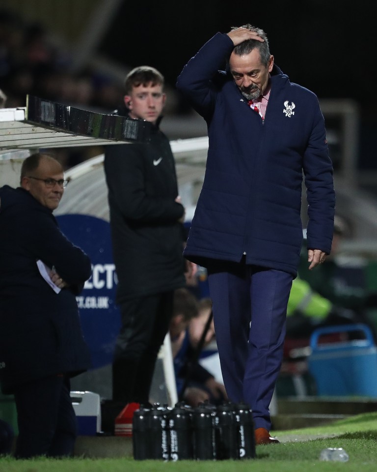 Phil Brown is currently in charge of Kidderminster Harriers