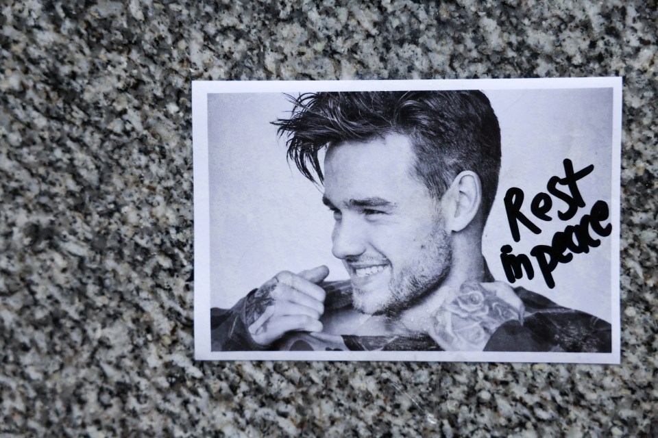 A picture of Liam with the words 'Rest in Peace'