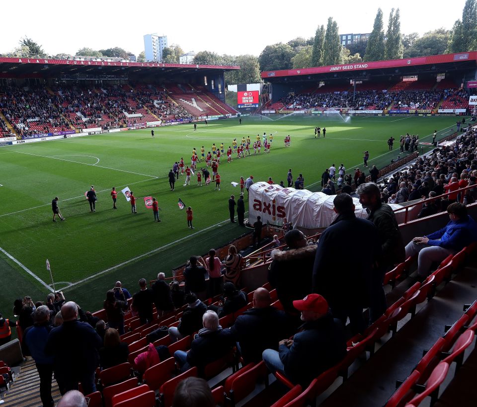 Charlton averaged gates of around 13,000 last season