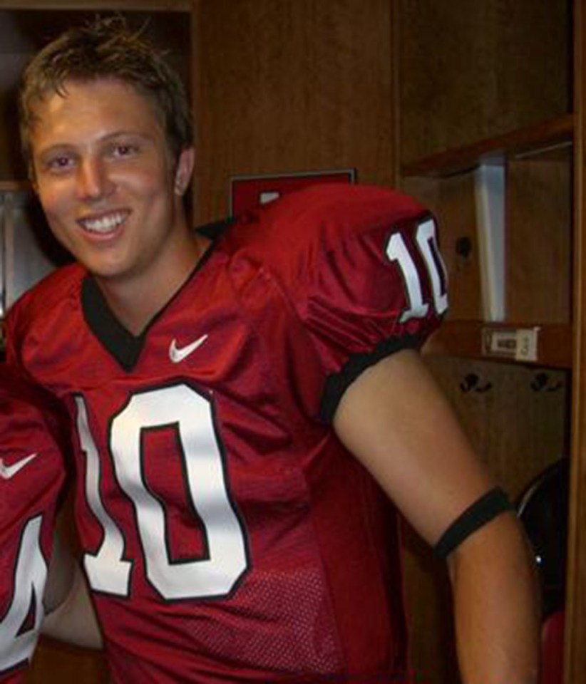 Cameron was a talented quarterback at Harvard