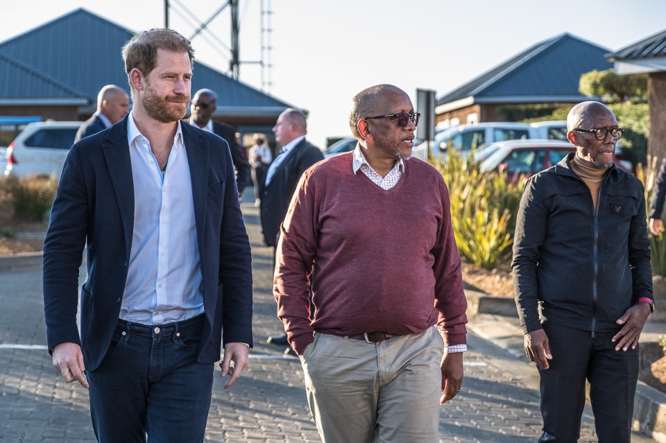 Prince Harry travelled to Lesotho in Africa to promote his work for his charity Sentebale - without Meghan Markle