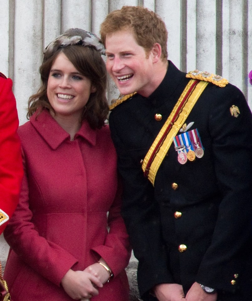 The cousins on the balcony of Buckingham Palace following the Trooping the Colour Ceremony on June 16, 2012