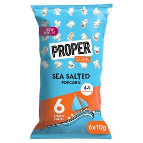 A small bag of Propercorn popcorn contains only 44 calories