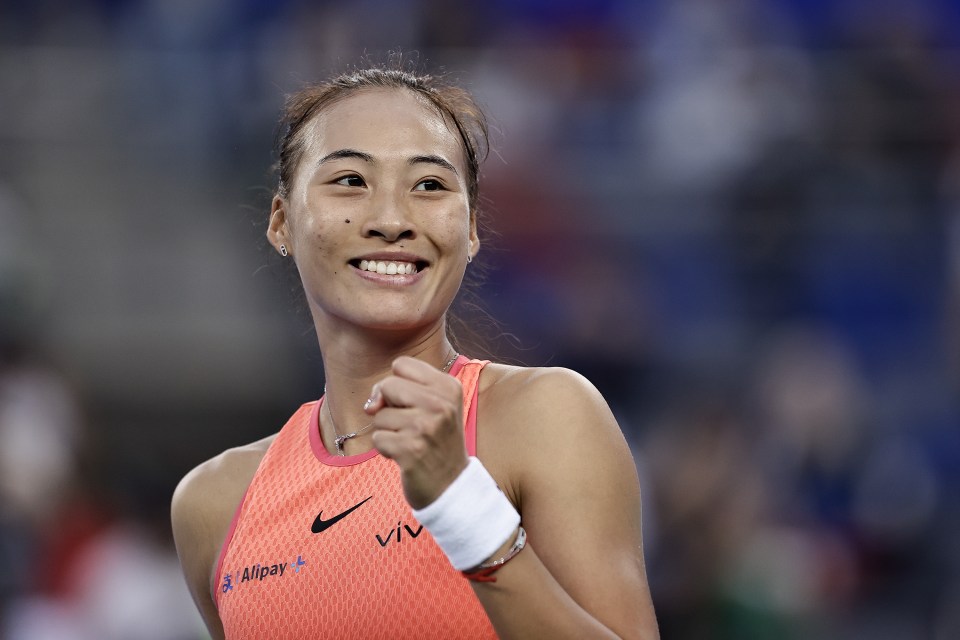 Zheng defeated Leylah Fernandez in Wuhan