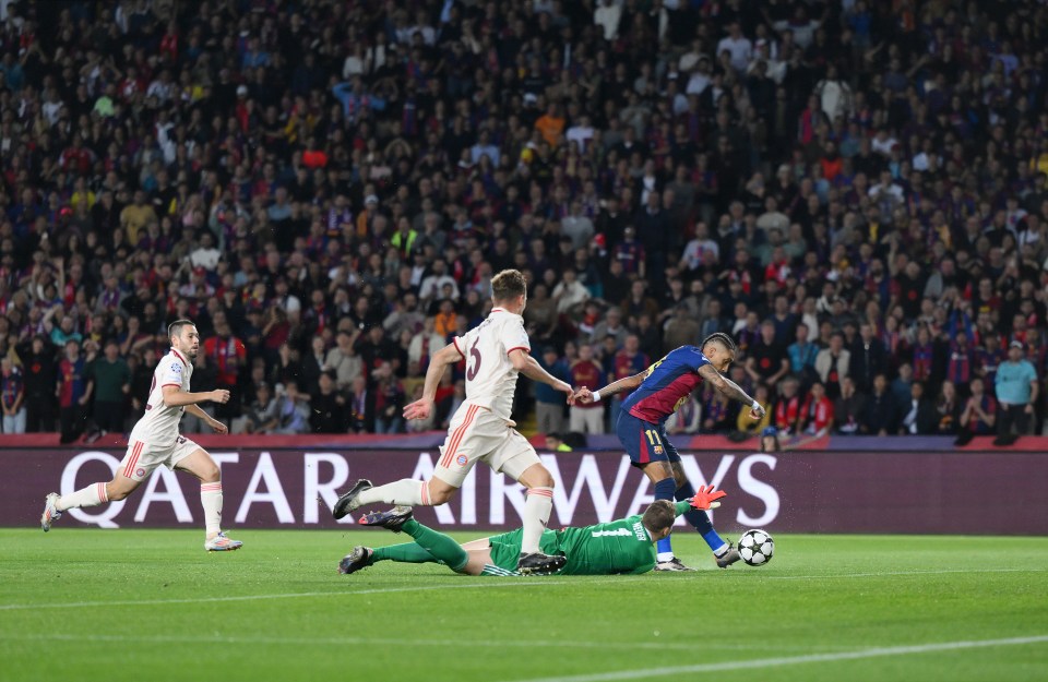 Raphinha put Barcelona in front after just 57 seconds