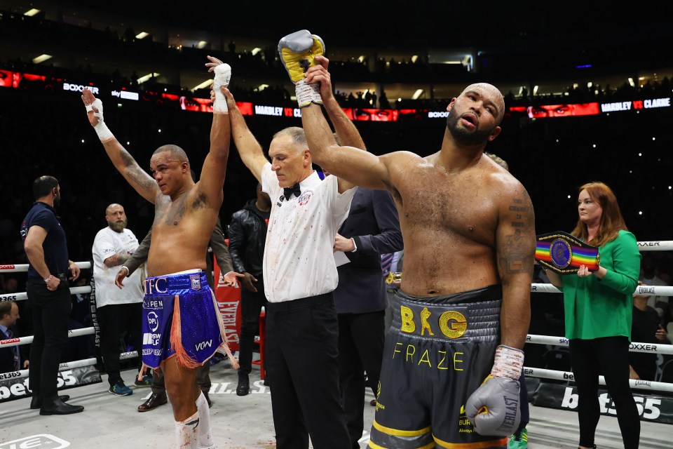 Fabio Wardley and Frazer Clarke drew a blockbuster bout at the O2 in March