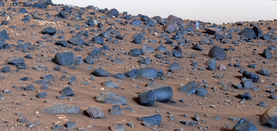 Blue-ish rocks are not quite what they seem