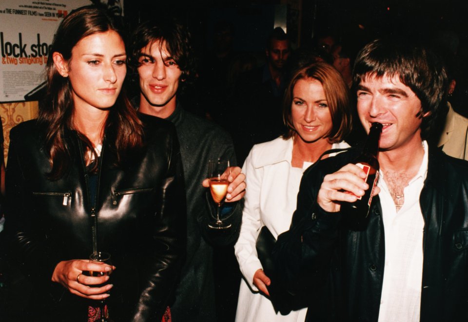 Richard with his wife and Noel Gallagher with his wife Megan in 2013