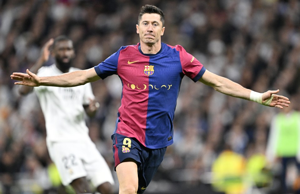 Robert Lewandowski outshone Kylian Mbappe as his double downed Real Madrid