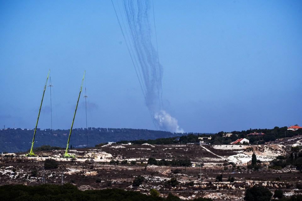 Hezbollah launched its largest ever rocket attack on Israel today as the Iron Dome was forced to kick into action