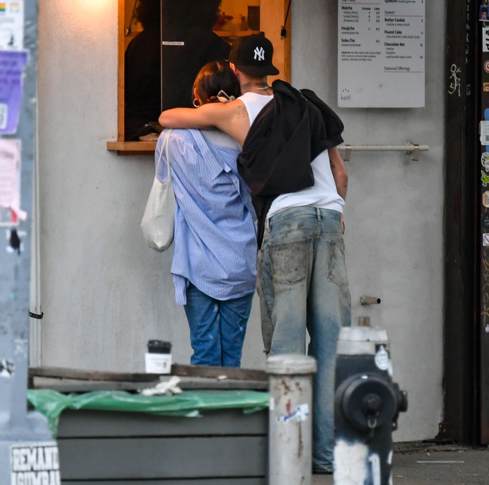 They couldn't keep their hands off each other during their day out in New York's trendy Soho neighbourhood