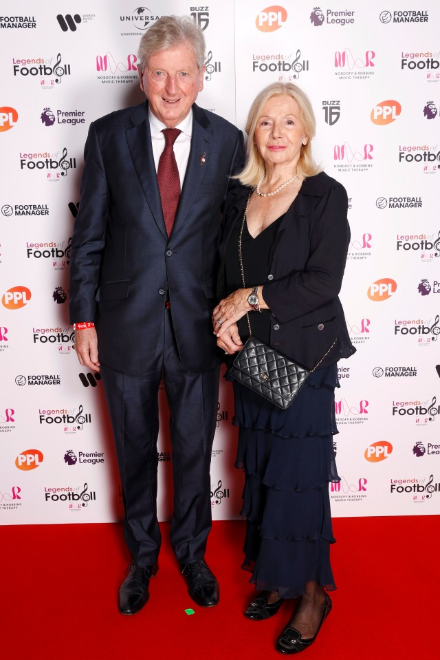 Roy Hodgson and wife Sheila were among the guests