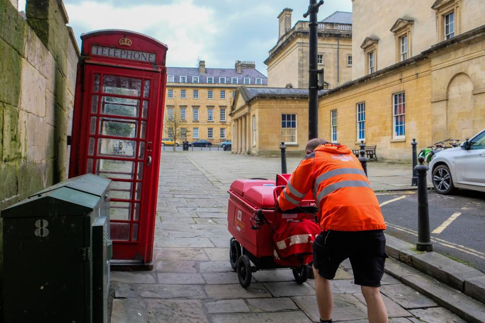 Sub-postmasters will not be affected and neither will posties, employed by Royal Mail