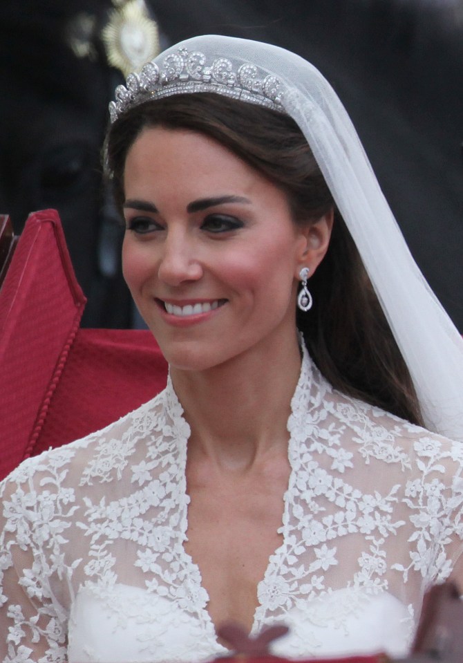 Kate does her own make-up typically, and even did it herself on her wedding day