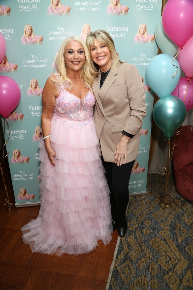 Ruth supported Vanessa Feltz as she launched her new book