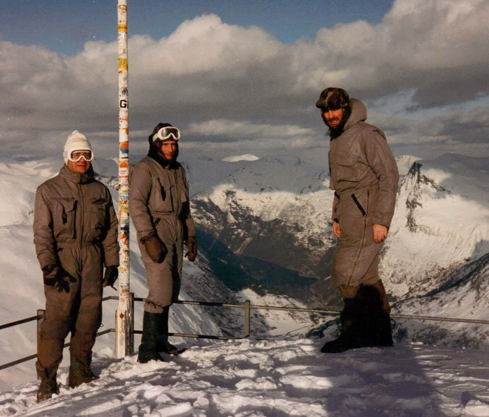 George Simm, pictured on the right in the 1990s, wrote to defence chiefs in April over threat of legal action leading to 'operational incoherence'