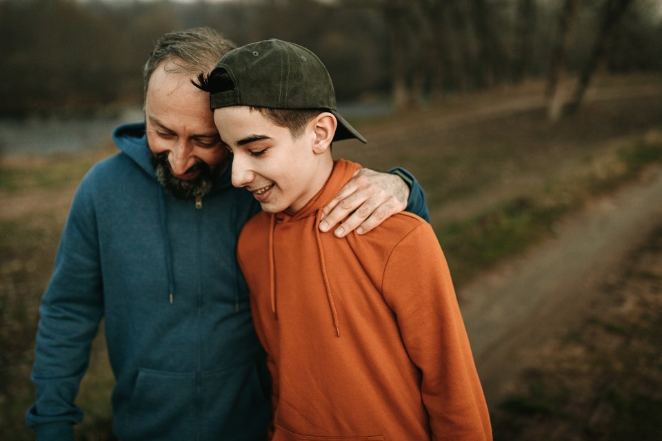 The therapist recommended spending time outdoors with your child rather than just watching TV (stock image)