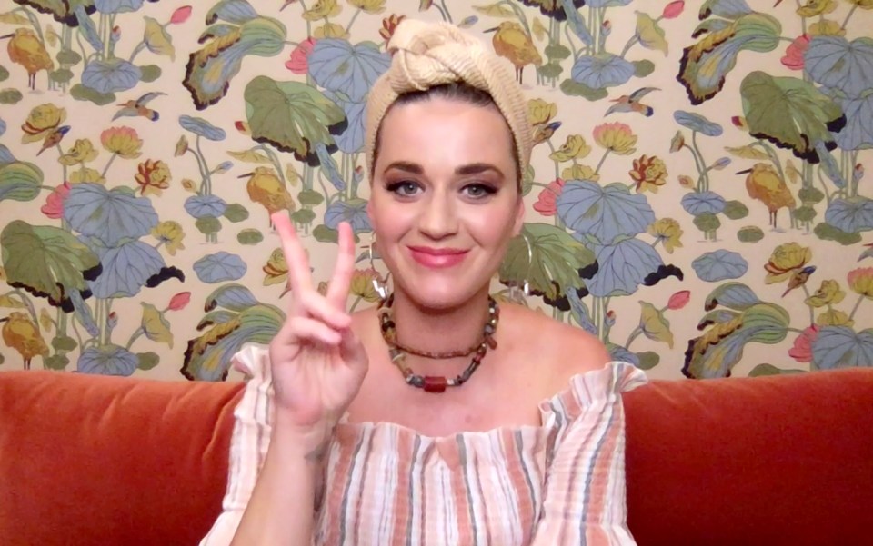 Katy Perry during the Shein Together virtual festival event raising money for Covid funds in 2020