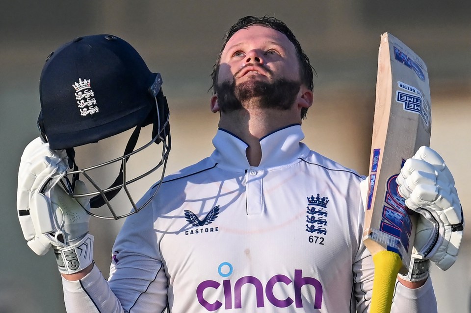 Ben Duckett hit a century for England