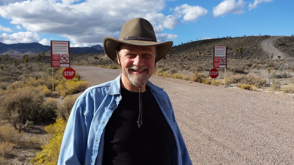 Area 51 researcher Joerg Arnu