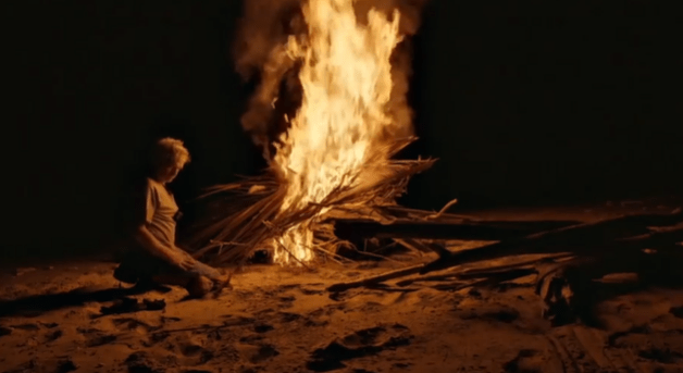 In the final episode he was seen making himself a fire before saying he 'wanted to move forward with positivity'