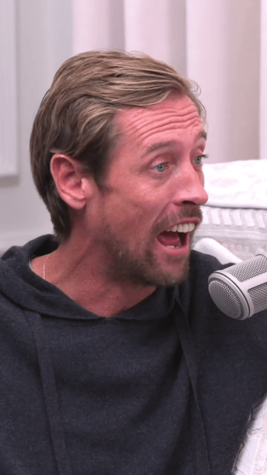 He recounted the awkward encounter to Peter Crouch on his Therapy Crouch podcast