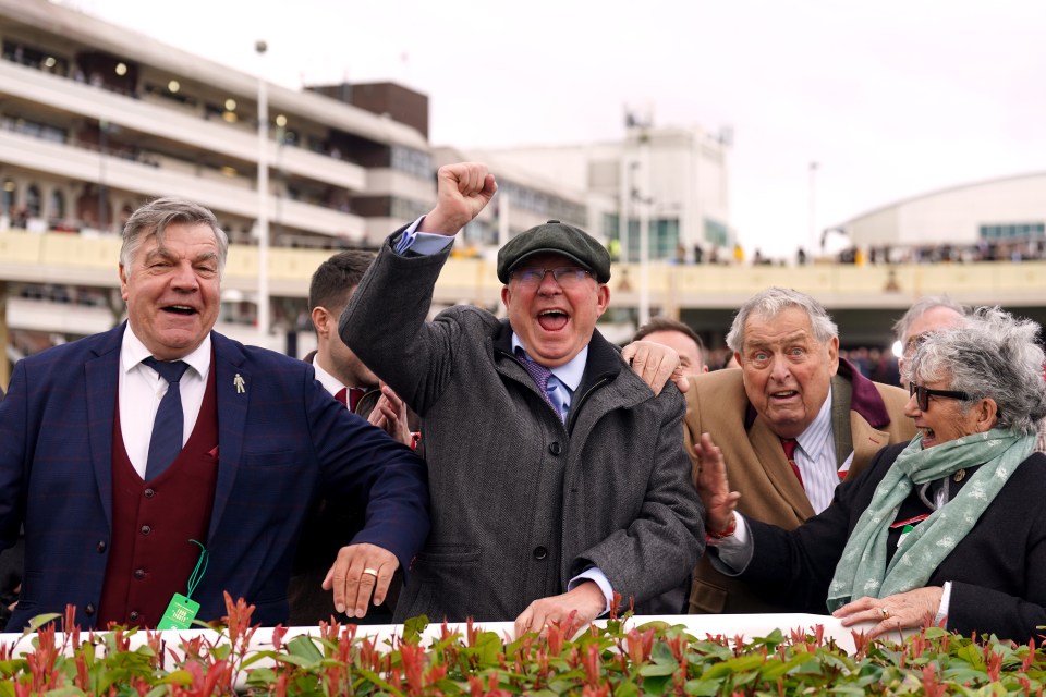 There were brilliant scenes at Cheltenham when Sir Alex banged in two winners