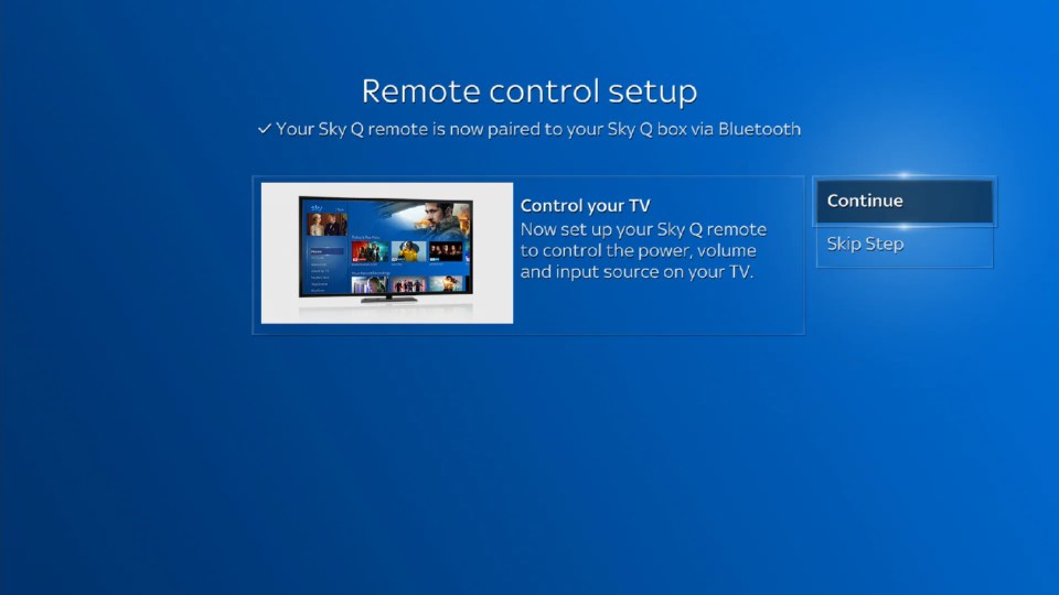 You can control your TV with your Sky remote