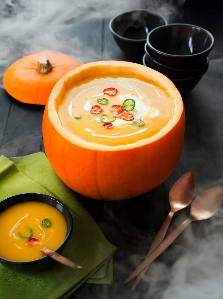 This butternut squash soup makes a great starter