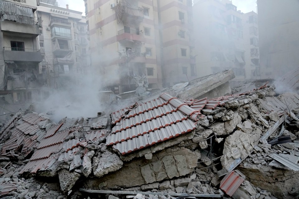 At least five airstrikes were reported in Beirut this morning