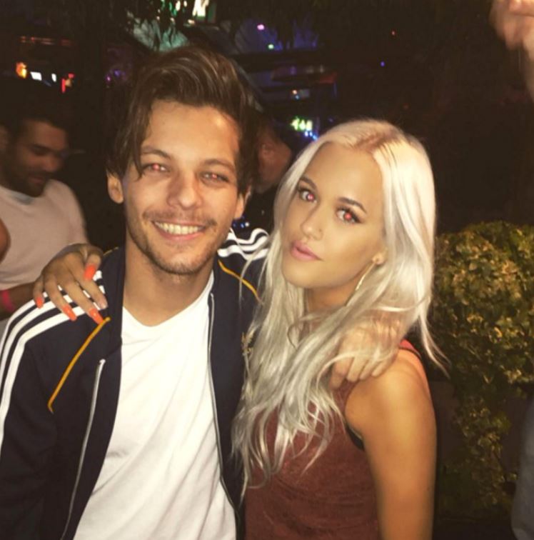 Lottie Tomlinson with her famous brother Louis as she got to know the other bandmates well