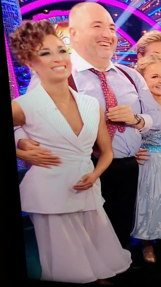 Katya was then seen removing Wynne's hand