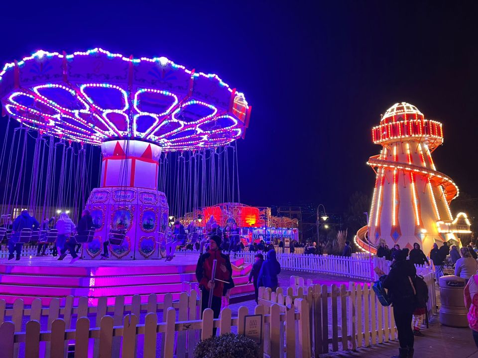 Butlin’s sparkles with its festive theme and rides after being transformed into a winter wonderland