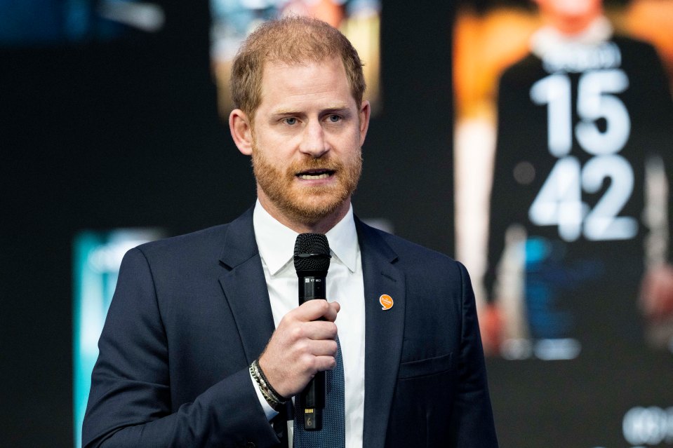 Prince Harry was speaking at the Clinton Global Initiative conference  in New York City, visiting without Meghan in September