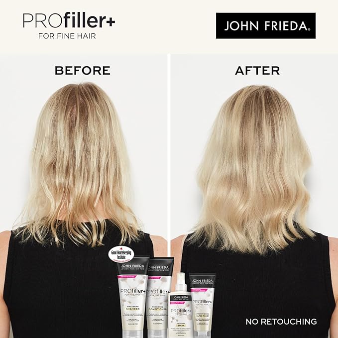 Shoppers have been raving over a John Freida spray for thin hair