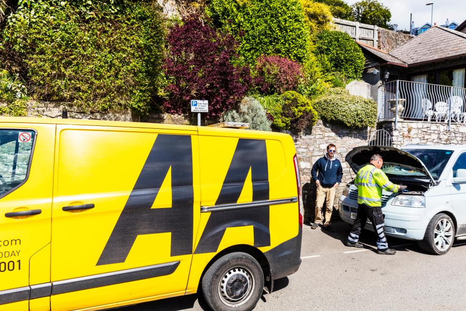 Defence officials have paid the AA more than £7million since 2015 to attend conked-out and crashed vehicles