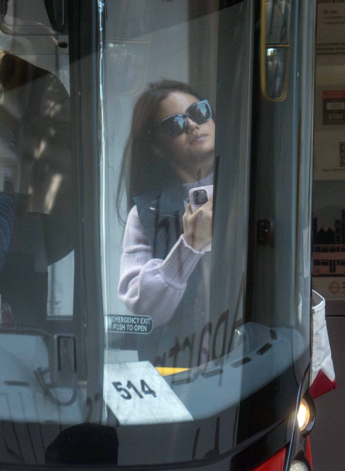 Emma Raducanu hopped on a London bus