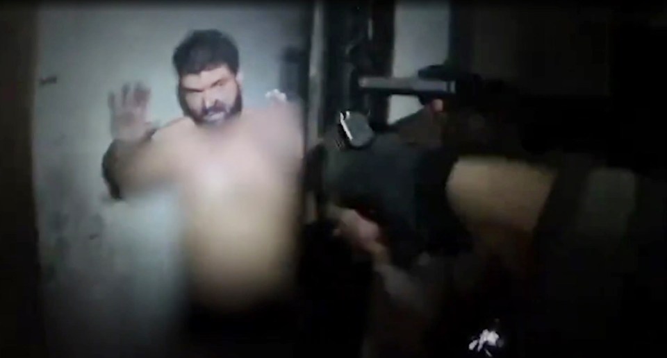 This is the moment Hezbollah terrorists are caught in their underwear by Israeli troops