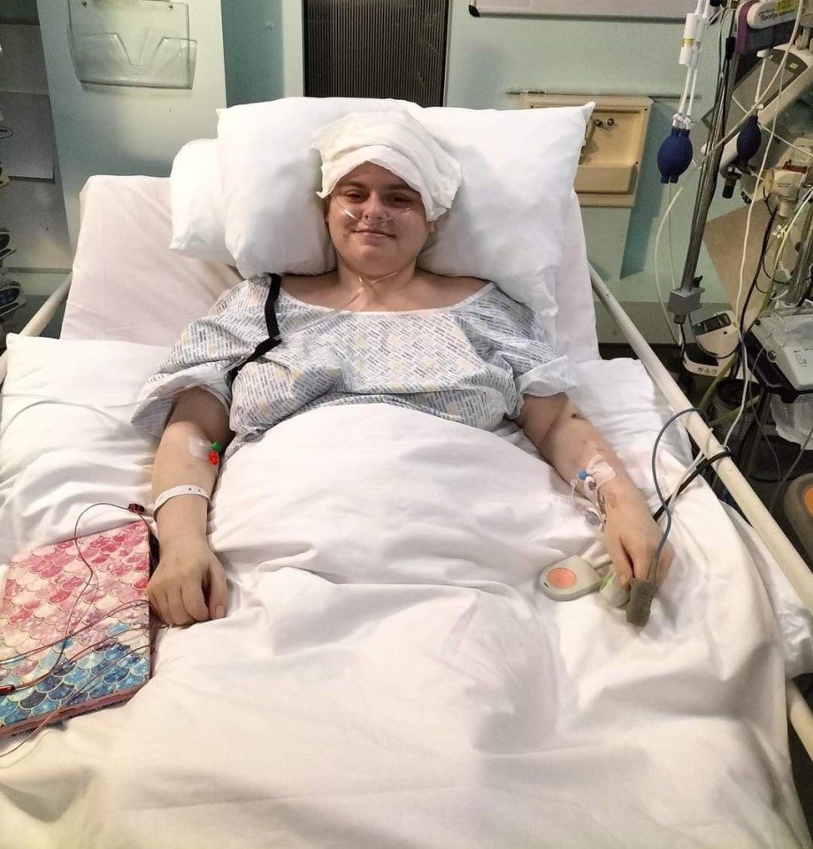 She was diagnosed with a rare condition after being unable to wee despite her stomach bulging like it was about to burst