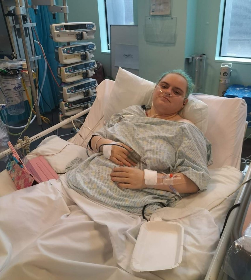 Tia suffered sepsis in 2016 and underwent surgeries to be fitted with permanent catheters