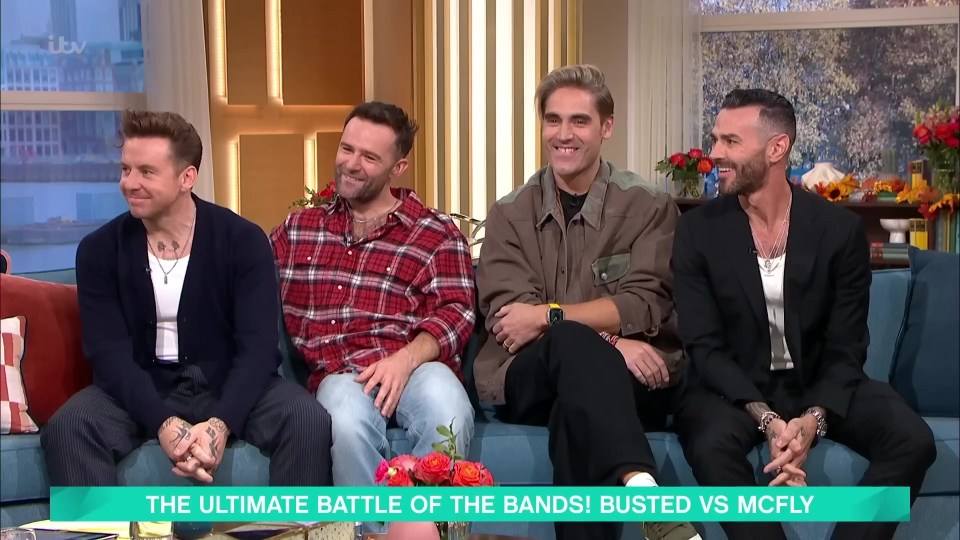 The boys appeared on This Morning to promote the tour