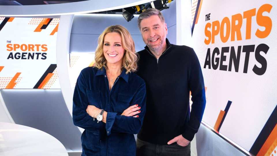 Gabby Logan and Mark Chapman, presenters of The Sports Agents, are in the running