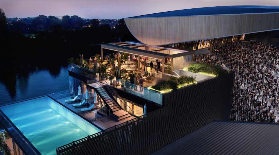 The Sky Deck boasts a swimming pool - but nobody can go in it