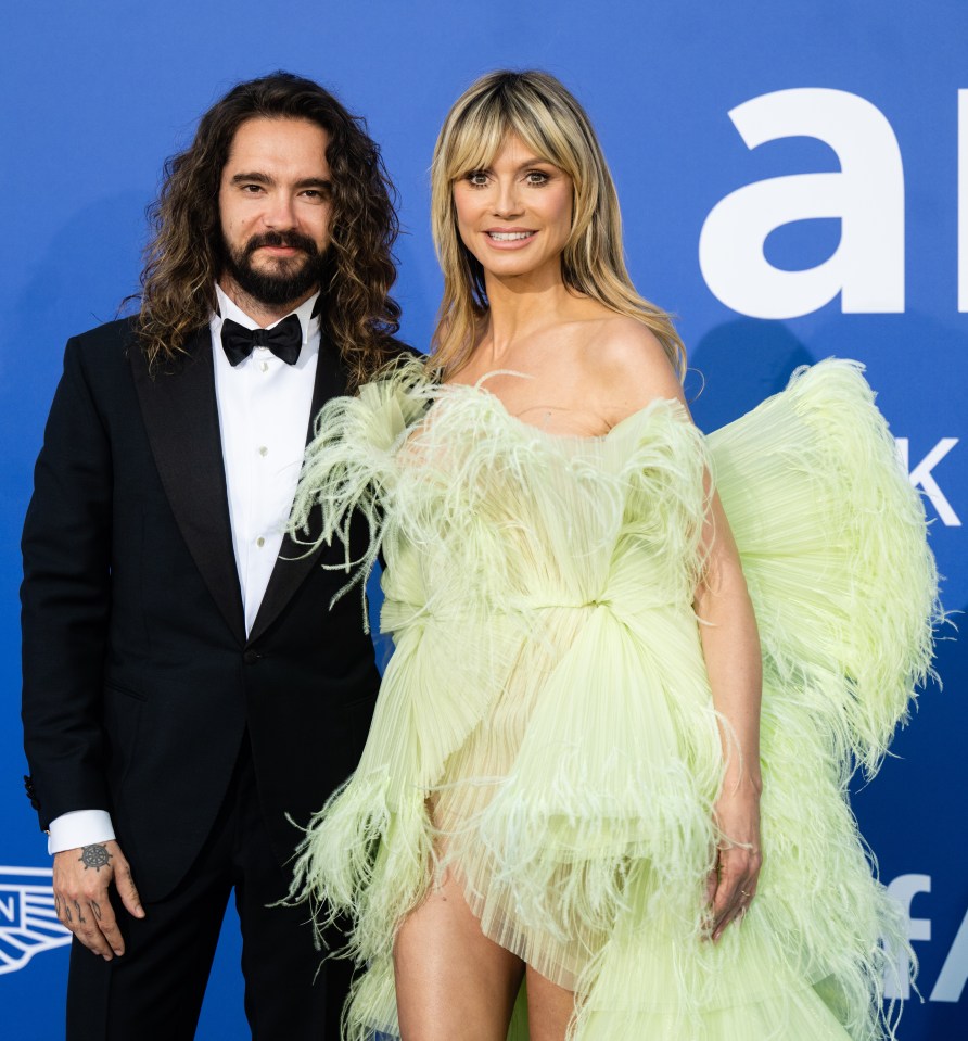 Heidi is now married to German musician Tom Kaulitz - the pair tied the knot in 2019