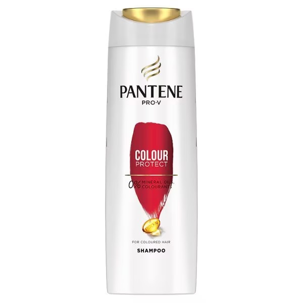 The Pantene Pro-V colour shampoo is £5.99 at Superdrug